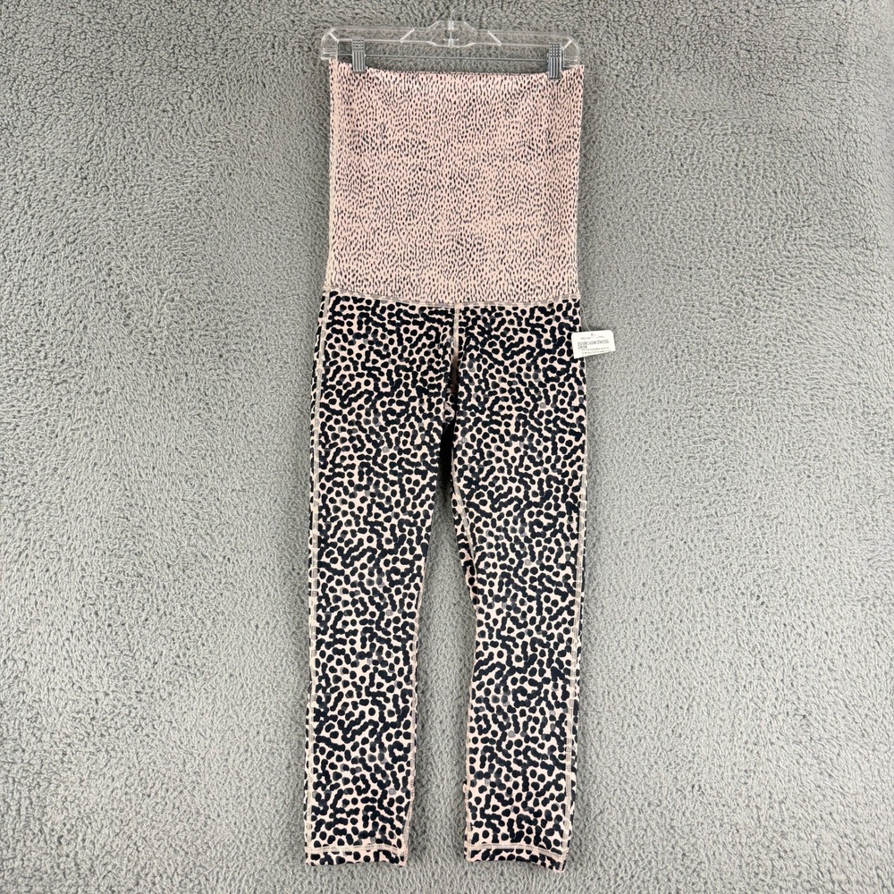 Lululemon Wunder Under Pant SE Dance Women's 6 Cheetah Print Crop Leggings Yoga
